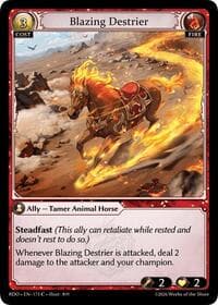 Blazing Destrier - Radiant Origins - Grand Archive TCG card