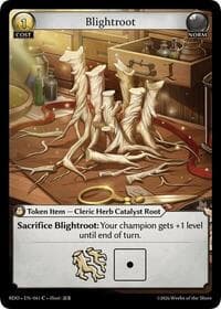 Blightroot - Radiant Origins - Grand Archive TCG card