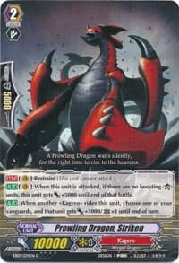 Prowling Dragon, Striken - EB01 - Comic Style Vol. 1 - Cardfight Vanguard card