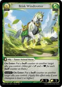 Brisk Windtrotter - Radiant Origins - Grand Archive TCG card