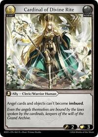 Cardinal of Divine Rite - Radiant Origins - Grand Archive TCG card