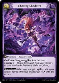 Chasing Shadows - Radiant Origins - Grand Archive TCG card