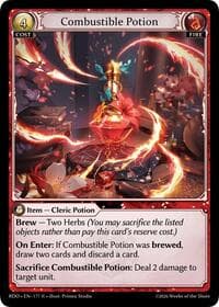 Combustible Potion - Radiant Origins - Grand Archive TCG card