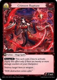 Crimson Rupture - Radiant Origins - Grand Archive TCG card