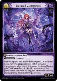 Devised Conspiracy - Radiant Origins - Grand Archive TCG card
