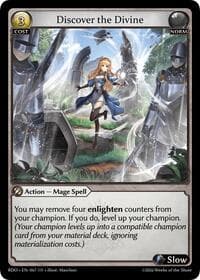 Discover the Divine - Radiant Origins - Grand Archive TCG card