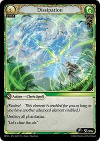 Dissipation - Radiant Origins - Grand Archive TCG card