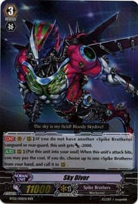 Sky Diver - BT02: Onslaught of Dragon Souls - Cardfight Vanguard card
