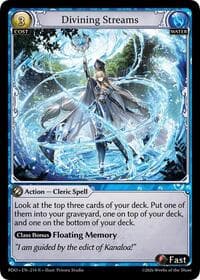 Divining Streams - Radiant Origins - Grand Archive TCG card
