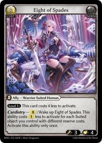 Eight of Spades - Radiant Origins - Grand Archive TCG card