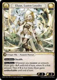 Elyan, Lustre Loyalty - Radiant Origins - Grand Archive TCG card