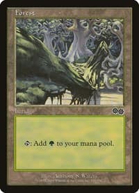 Forest (350) - Urza's Saga - Magic: The Gathering card