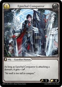 Epochal Conqueror - Radiant Origins - Grand Archive TCG card