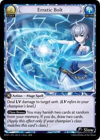 Erratic Bolt - Radiant Origins - Grand Archive TCG card