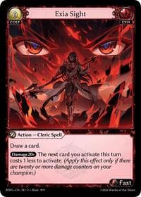Exia Sight - Radiant Origins - Grand Archive TCG card