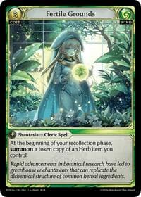 Fertile Grounds - Radiant Origins - Grand Archive TCG card