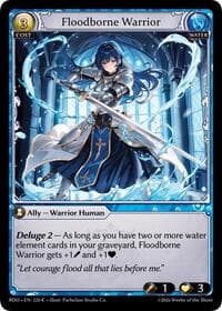 Floodborne Warrior - Radiant Origins - Grand Archive TCG card