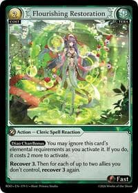 Flourishing Restoration - Radiant Origins - Grand Archive TCG card