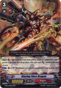 Blazing Flare Dragon - BT02: Onslaught of Dragon Souls - Cardfight Vanguard card