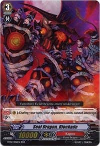 Seal Dragon, Blockade - BT02: Onslaught of Dragon Souls - Cardfight Vanguard card