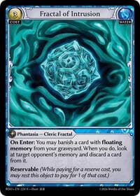 Fractal of Intrusion - Radiant Origins - Grand Archive TCG card