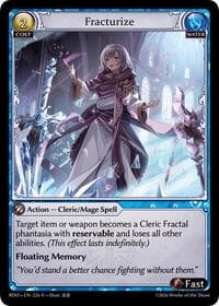 Fracturize - Radiant Origins - Grand Archive TCG card
