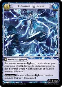 Fulminating Storm - Radiant Origins - Grand Archive TCG card
