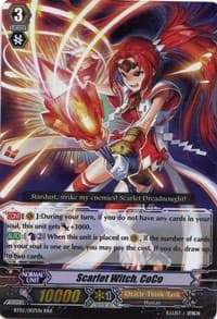 Scarlet Witch, CoCo - BT02: Onslaught of Dragon Souls - Cardfight Vanguard card
