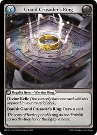 Grand Crusader's Ring - Radiant Origins - Grand Archive TCG card