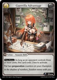 Guerrilla Advantage - Radiant Origins - Grand Archive TCG card