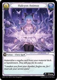 Halcyon Animus - Radiant Origins - Grand Archive TCG card