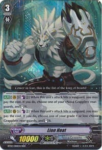 Lion Heat - BT02: Onslaught of Dragon Souls - Cardfight Vanguard card