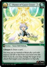 Hymn of Gaia's Grace - Radiant Origins - Grand Archive TCG card