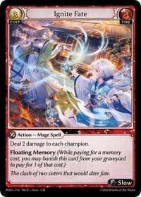 Ignite Fate - Radiant Origins - Grand Archive TCG card
