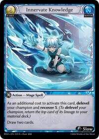 Innervate Knowledge - Radiant Origins - Grand Archive TCG card