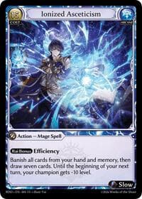 Ionized Asceticism - Radiant Origins - Grand Archive TCG card