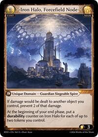 Iron Halo, Forcefield Node - Radiant Origins - Grand Archive TCG card