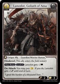 Lancelot, Goliath of Aesa - Radiant Origins - Grand Archive TCG card