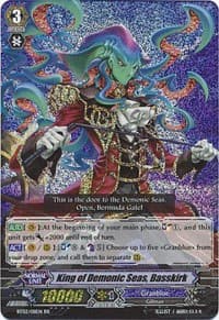 King of Demonic Seas, Basskirk - BT02: Onslaught of Dragon Souls - Cardfight Vanguard card