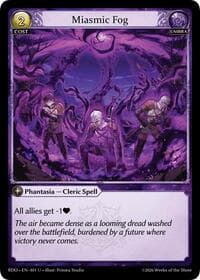 Miasmic Fog - Radiant Origins - Grand Archive TCG card