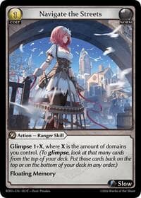 Navigate the Streets - Radiant Origins - Grand Archive TCG card