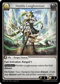 Nimble Longbowman - Radiant Origins - Grand Archive TCG card