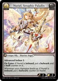 Nuriel, Seraphic Paladin - Radiant Origins - Grand Archive TCG card
