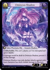 Ominous Shadow - Radiant Origins - Grand Archive TCG card