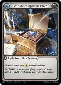 Pendant of Apsis Restraint - Radiant Origins - Grand Archive TCG card
