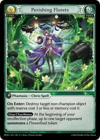 Perishing Florets - Radiant Origins - Grand Archive TCG card
