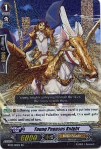 Young Pegasus Knight - BT02: Onslaught of Dragon Souls - Cardfight Vanguard card