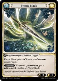 Photic Blade - Radiant Origins - Grand Archive TCG card