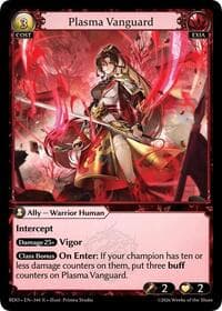 Plasma Vanguard - Radiant Origins - Grand Archive TCG card
