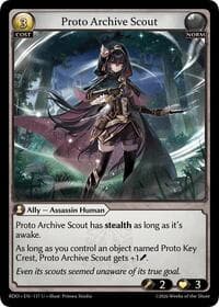 Proto Archive Scout - Radiant Origins - Grand Archive TCG card